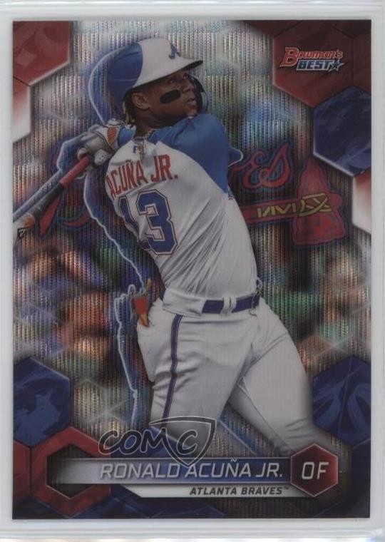 2023 Bowman's Best Wave Refractor Ronald Acuna Jr Ronald Acuña Jr #18 8k4