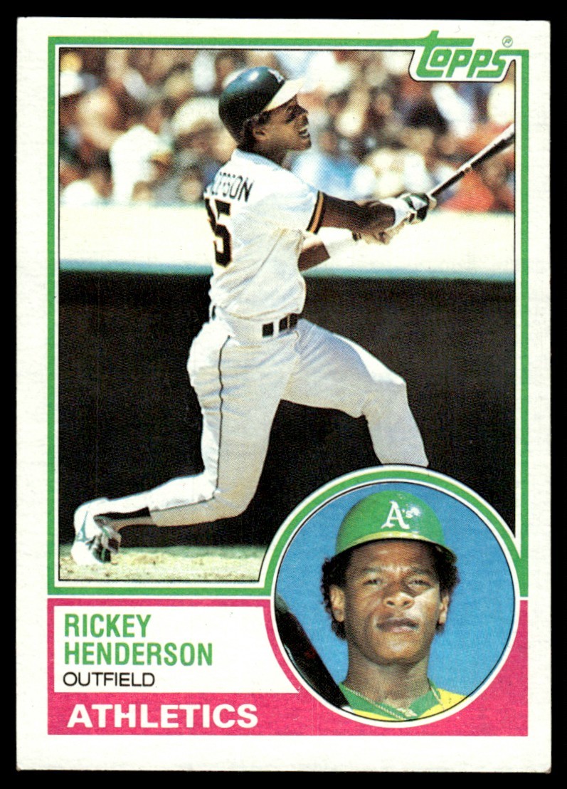RICKEY HENDERSON 1983 TOPPS #180