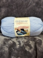 1 skein Bernat Softee Baby yarn Pale Blue 5 oz color 02002