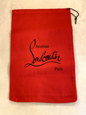 Christian Louboutin Dust Bag Shoes, Travel, Storage 13.75"H x 9.75"W, RED - NEW