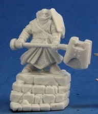 Reaper Miniatures Male Thunderknight #77304 Bones Unpainted Plastic Mini Figure
