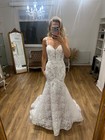 Brand New Allure Bridals Ivory Lace Wedding Dress Size 10