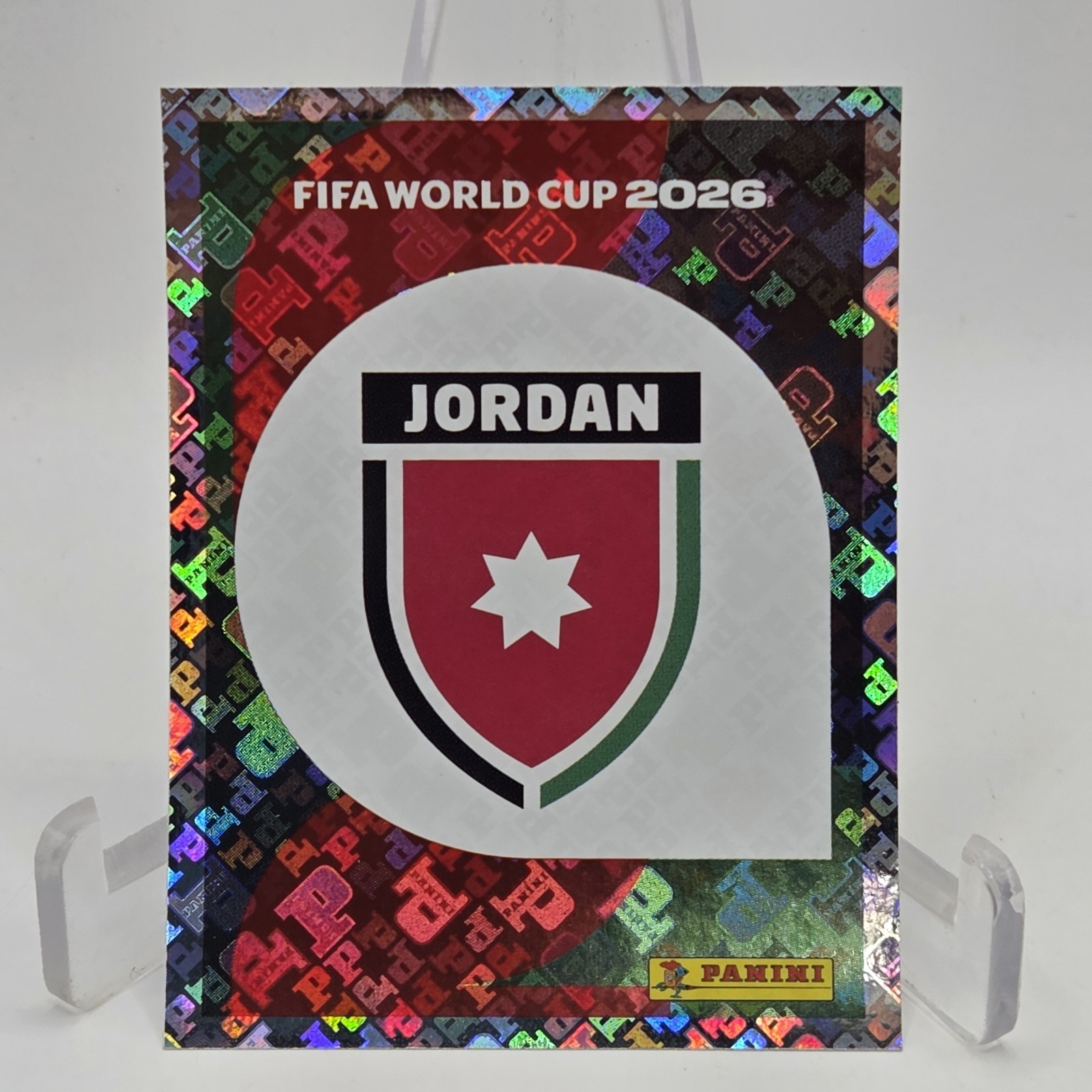 2026 Panini FIFA World Cup Stickers #JOR1 Emblem FOIL