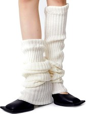 Leg Warmers Women 80s Party Ribbed Knit Dance Sports Women Juniors Neon Party