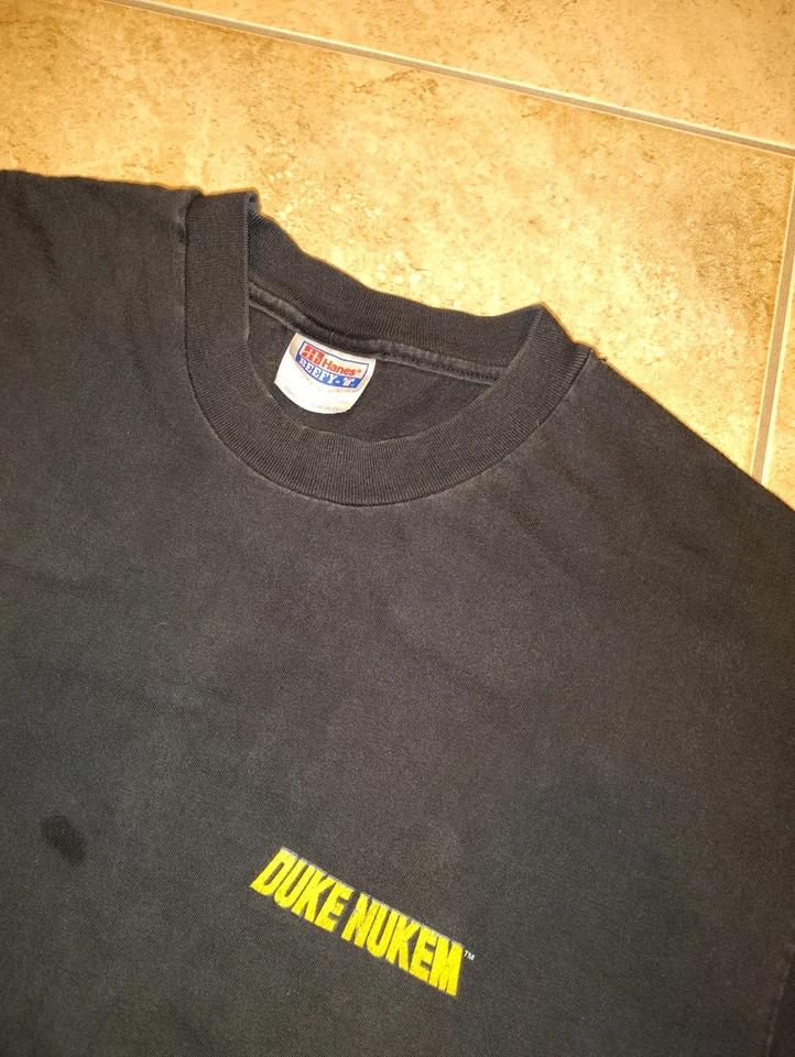 Camiseta De Colección Nukem Forever Promo Gris Talla XL Juegos Xbox PlayStation Foto 2 de 4