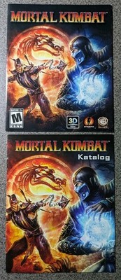 Mortal Kombat PS3 Manual & Digital Series Insert   Original Sony PlayStation 3