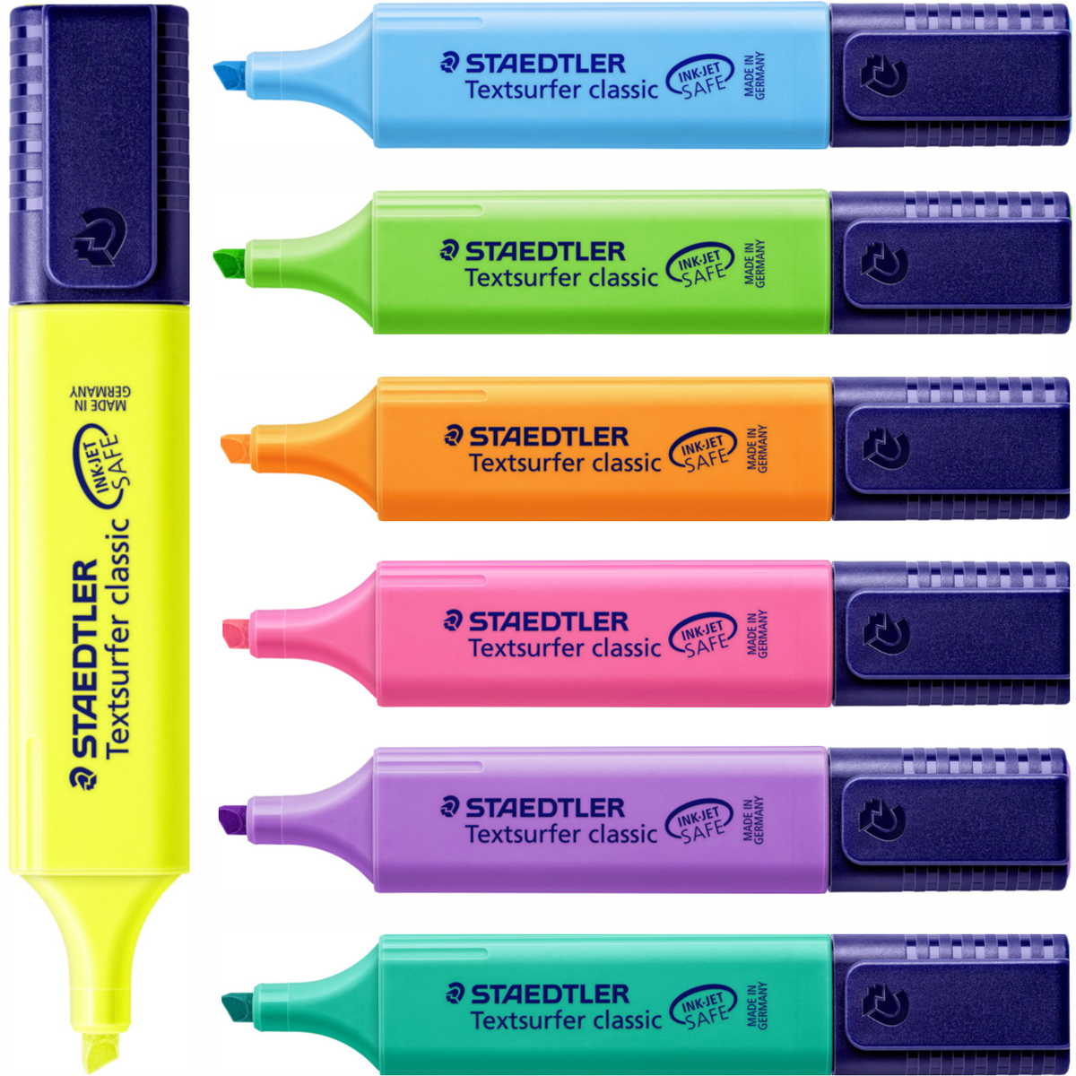STAEDTLER Textsurfer Classic Highlighters Pens Assorted Colours