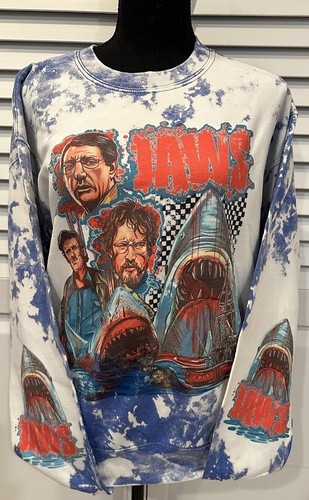 JAWS - Sweatshirt Crewneck (Bleached) (Unisex) - Picture 1 of 2