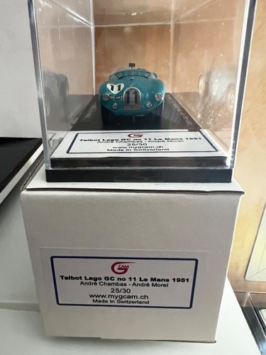 No SPARK Talbot Lago GC #11 6th 24 Heures du Mans 1951 1/43 GCAM Edition Limitée - Imagen 2 de 7