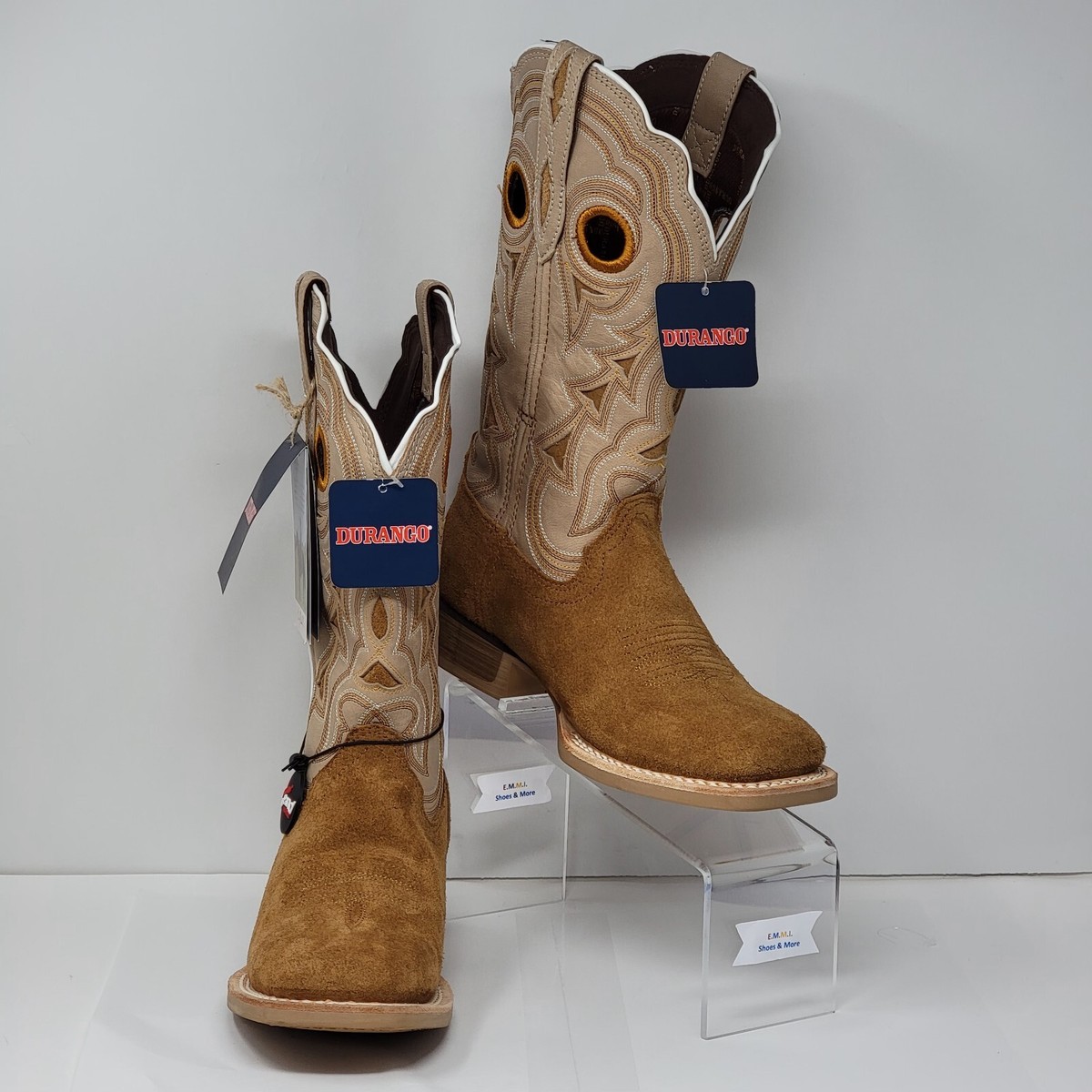 Durango Womens Size 7M DRD0423 Western Boots Cashew/Bone Oil  display picture 2