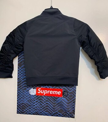 NIKE NSW YOUTH BOMBER JACKET KIDS UNISEX [939622 010] BLACK SZ XS