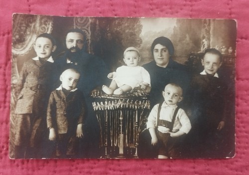 Foto Judaica ebraica Ungheria Dunaföldvár ebraica Judaica anni '30 1x famiglia ortodossa - Foto 1 di 9