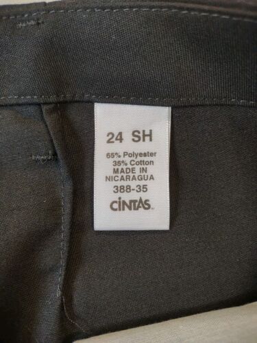 Cintas 388-35 Comfort Flex Black Cargo Work Pants Sz 24 short 46x29 NEW - Picture 4 of 8