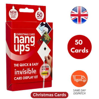 Hang Ups Weihnachten Display Kit nicht markierend 3M Kommandostreifen Kartenaufhängen - 50