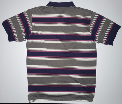 Polo uomo Knights of The Round Table righe multicolore manica corta taglia 2XLT - Foto 2 di 12