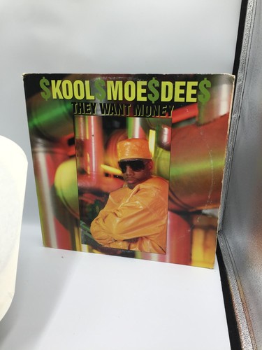 Kool Moe Dee -They Want Money 12" Vinyl Mix Single (1989) In Cover 33rpm Record - Picture 2 of 12