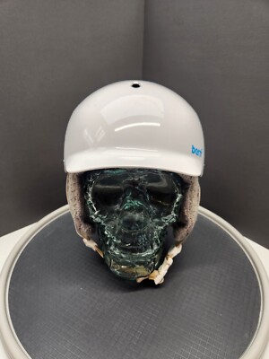 Bern Snowboarding Ski Helmet Hard Hat White Size XS Sink Fit