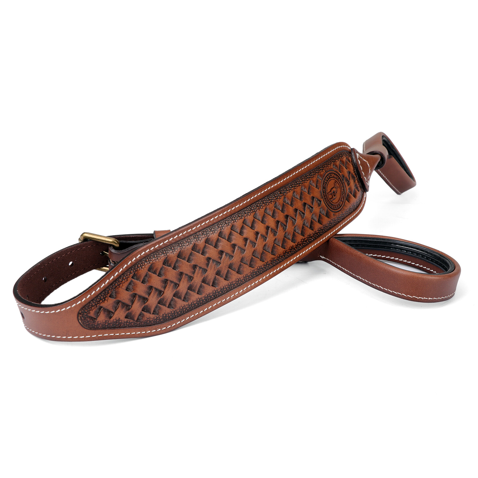 TOURBON Leather NO-Drill Gun Sling Hunting Rifle Shotgun Strap US-Special Offer