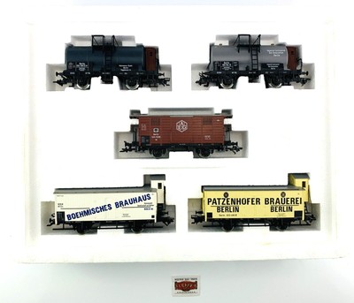 Lot De 5 Wagons Marchandises Tombereau Jouef - N°1291/25 - Échelle HO - Occasion