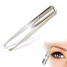 DAHOC TWEEZERS WITH LED LIGHT - EYEBROW AND EYELASH HAIR REMOVAL TOOL