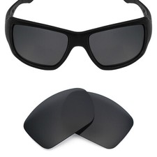 hdhut POLARIZED Replacement Lenses for-Oakley Big Taco Sunglasses Stealth Black