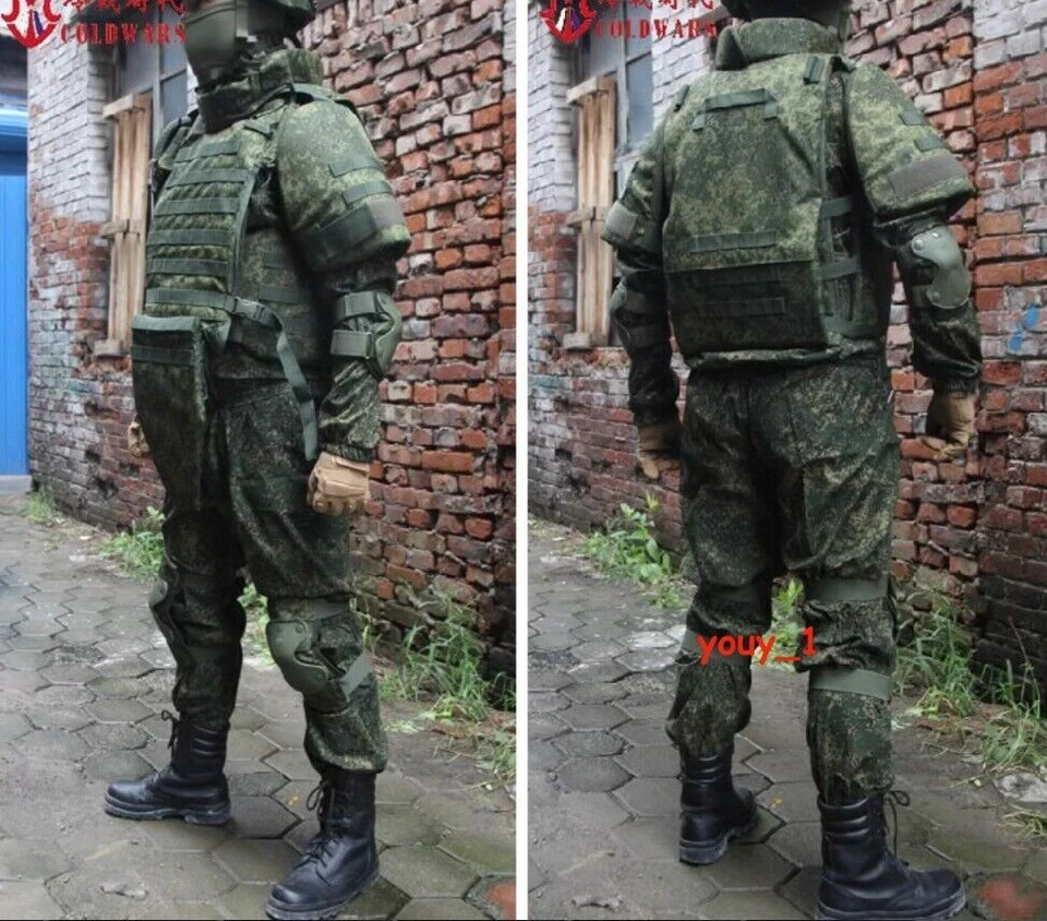 Russian 6b45 Tactical Outdoors EMR Vest Combat Gear Protective Molle Bag Set  - Image 4 of 4