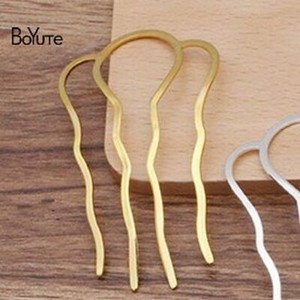 Authentic 10 Pcs Metal Hair Comb Diy Handmade Hairclip Component Jewelry Accessories