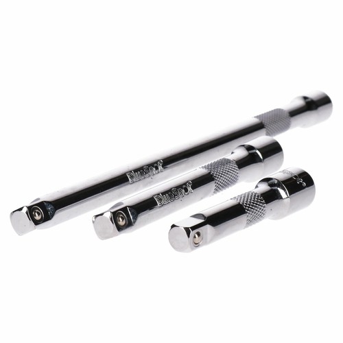 9 Stck. 1/4 Zoll 3/8 Zoll 1/2 Zoll Antrieb gerade Steckschlüssel Verlängerungsstange Set 75 mm 125 mm 250 mm - Bild 7 von 7