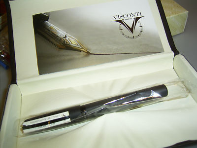 VISCONTI Homo Sapiens Füllhalter, Dark Age OVERSIZE     Federn noch in 18 Karat!