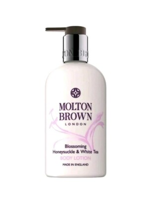 NEU Molton braune blühende Geißblatt & weißer Tee Körperlotion 300 ml KOSTENLOSER P&P