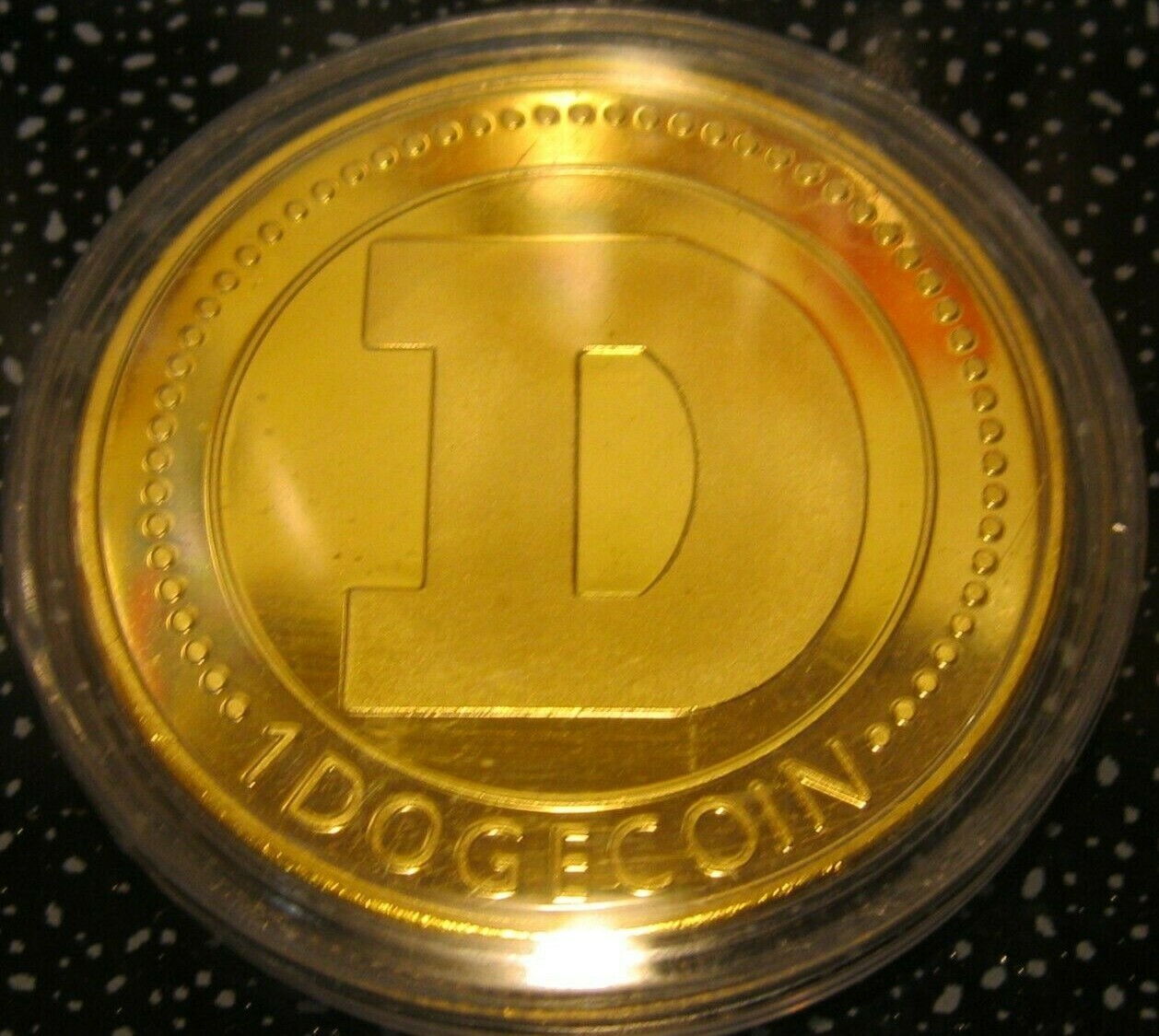 5 Gold Coins Dogecoin Bitcoin Ethereum Ripple Litecoin ...