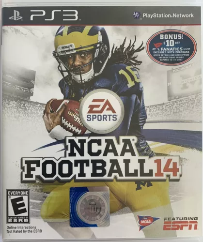 NCAA Football 14 Sony PlayStation 3 PS3 2013 CIB Excellent w Manual