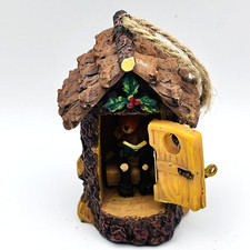 Santa In The House Christmas 3.25 Resin Ornament E1-705