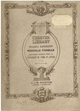 1915 .Methode "indépendance, agilité des doigts" Piano W Safonoff Edt Chester