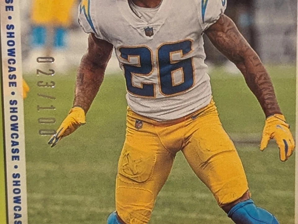 2022 Panini Score Asante Samuel Jr. #140 SHOWCASE 23/100! - Image 3 of 3