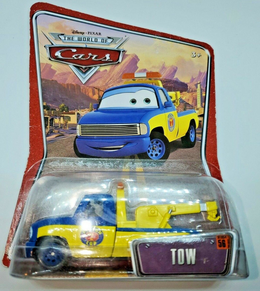Tow #56 - Disney Pixar Cars 15 cars on back - rough edge, top pin