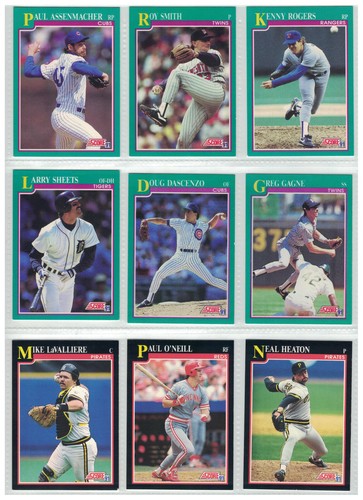 1991 Score Major League Baseball Cards - YOU PICK FROM LIST! *D - Picture 27 of 49