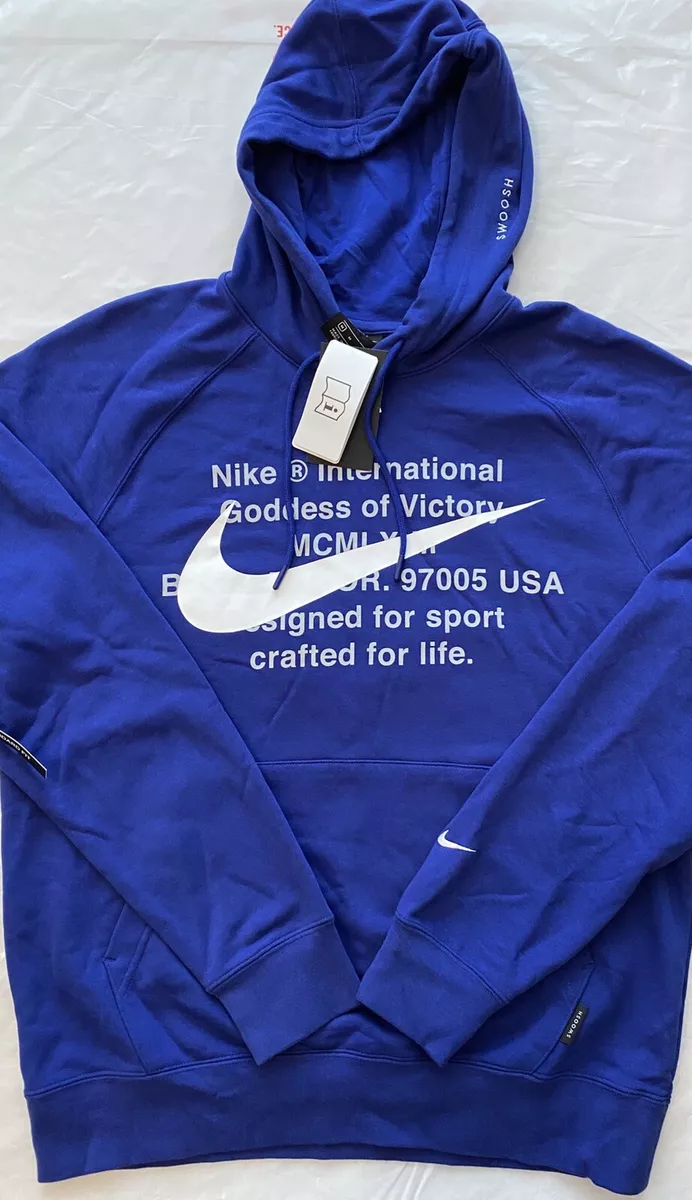 Nike swoosh pullover clearance hoodie