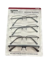 XtraSight by Foster Grant Reading Glasses David + Pete (4 Pack)