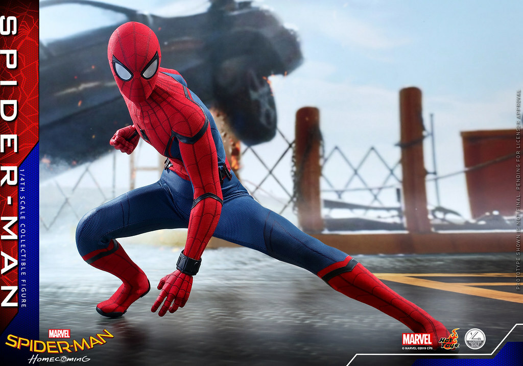ホットトイズ QS014b ホームカミング スパイダーマン 1/4 フィギュア クオーター・スケール】『スパイダーマン：ホームカミング』1