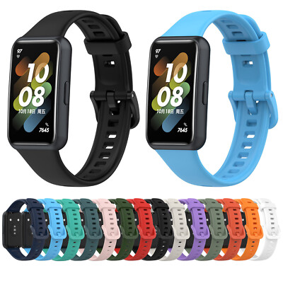 TPU Watch Strap Band Replace Wristband Bracelet for Huawai Band 7 Smartwatch