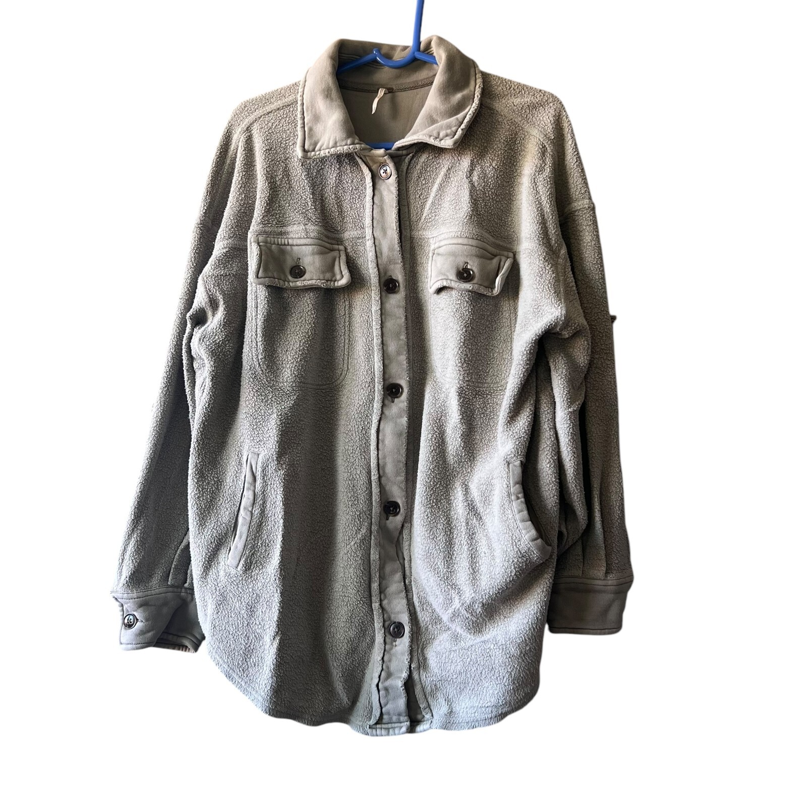 Free People Oversized Ruby Jacket Shacket Womens … - image 1