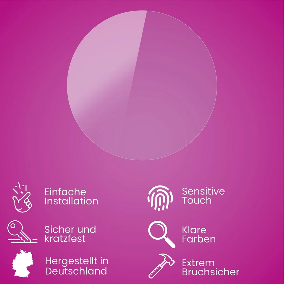 atFoliX Glasfolie für Casio PRW-6000Y-1AER Displayfolie 9H Schutzpanzer - Bild 3 von 4