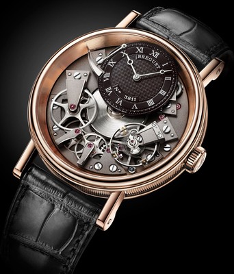 breguet tradition black skeleton