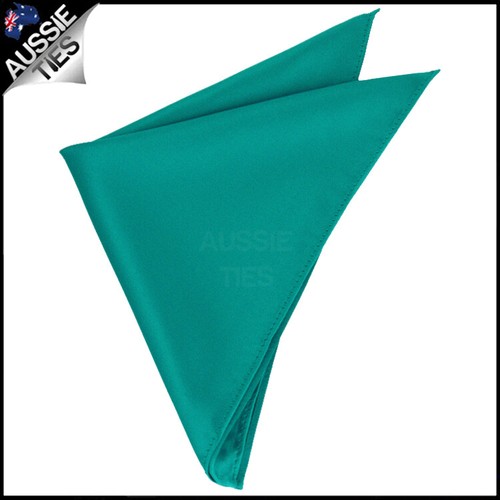 MENS POCKET SQUARE wedding formal plain handkerchief hanky CHOOSE COLOUR - Picture 10 of 69