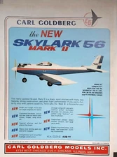 Carl Goldberg Skylark 56 Mark II Vintage 1979 Print Ad Ephemera Wall Art Decor