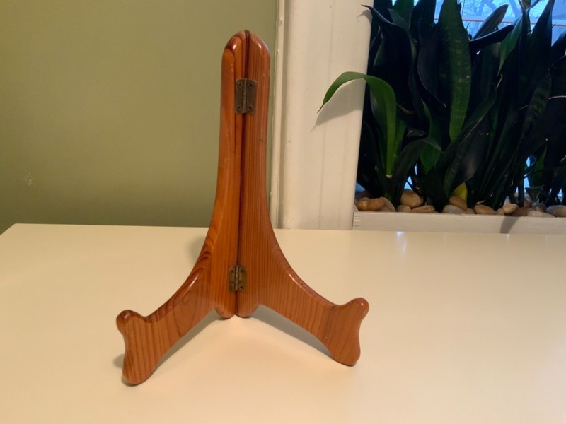 A Large Solid WOOD! Folding Easel Display