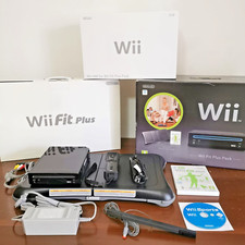 console Wii Fit Plus Pack Nera ITA Completa in Ottime Condizioni da collezione