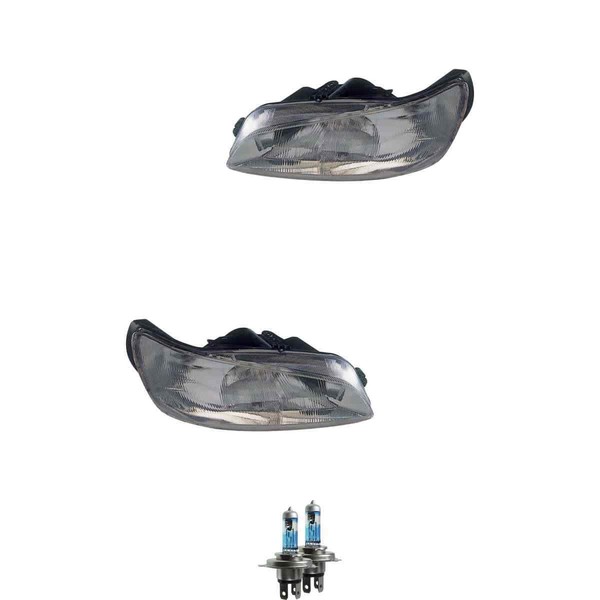 Halogen Scheinwerfer Set H4 FüR Peugeot 306 Cabriolet SchräGheck Inkl. Lampen-image