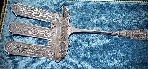WMF Silver plated Asparagus/ Fish Trident Server, Original Case,Hallmarked WMFN - Picture 10 of 12